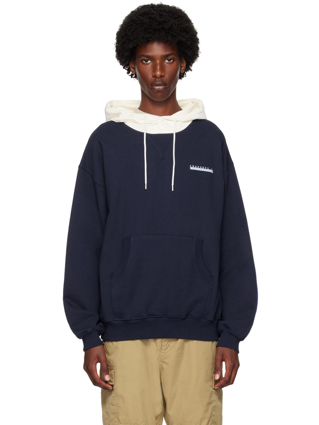 Navy Alvy Hoodie - 1