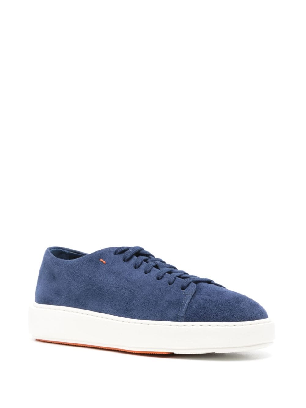 suede lace-up sneakers - 2