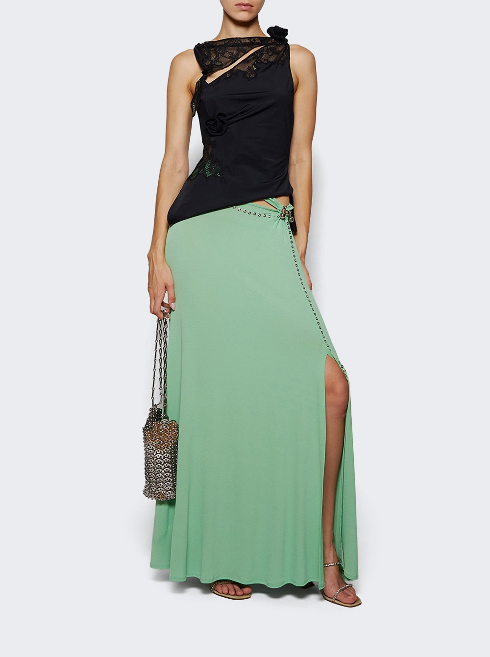 Long Skirt Pistachio - 5