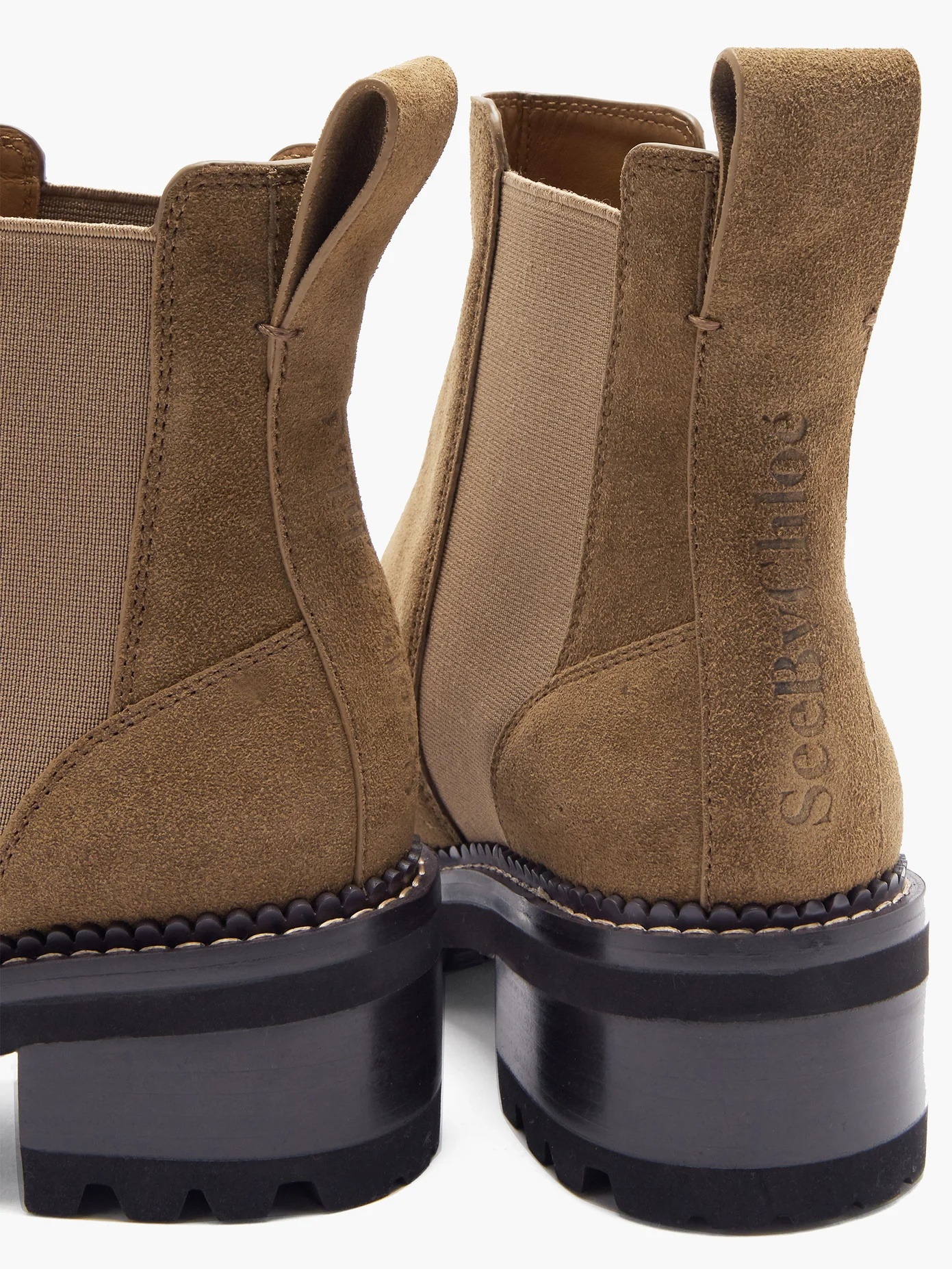 Crosta chunky-sole suede chelsea boots - 6