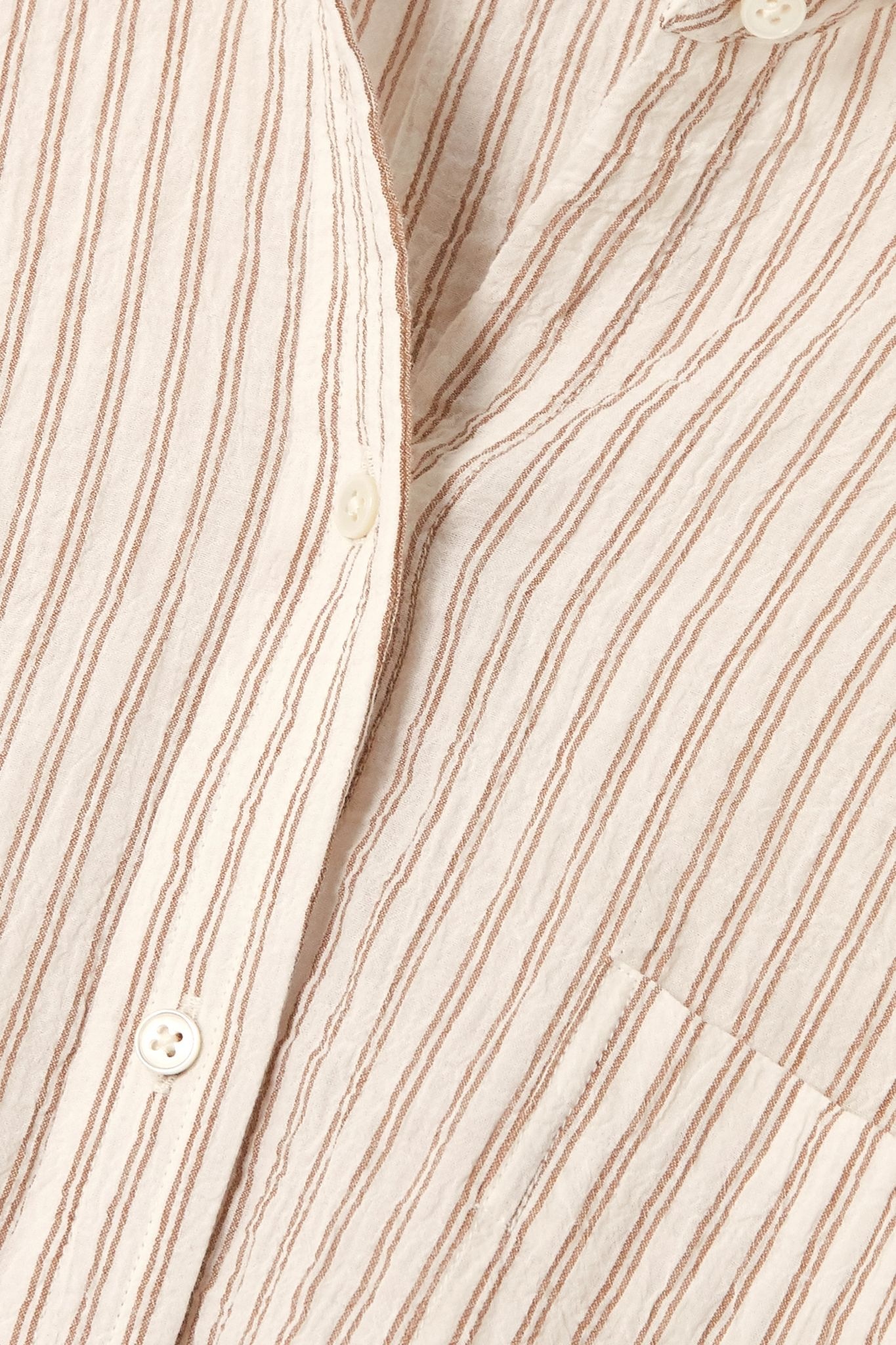 Striped stretch-cotton shirt - 4