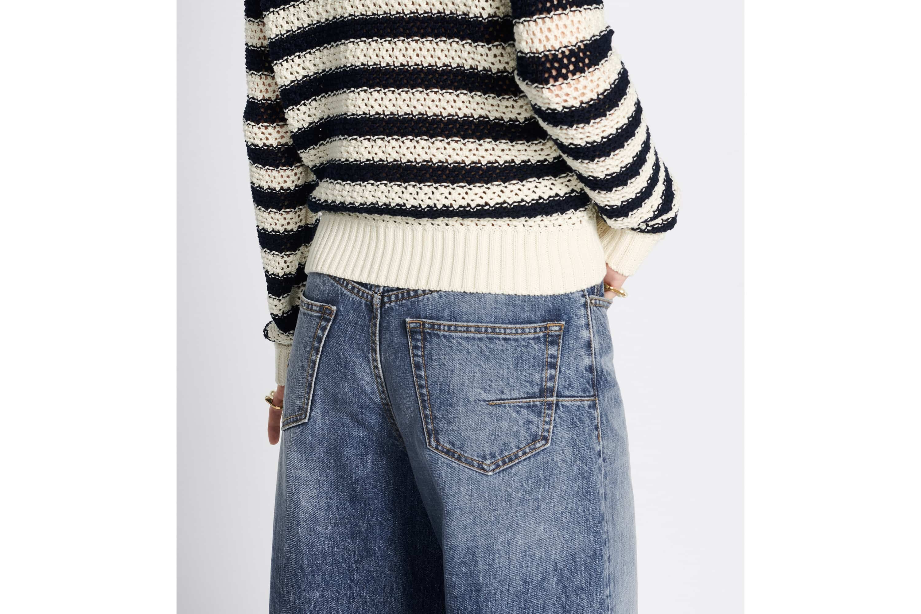 Dior 8 Flared Cropped Jeans, D07 - 5