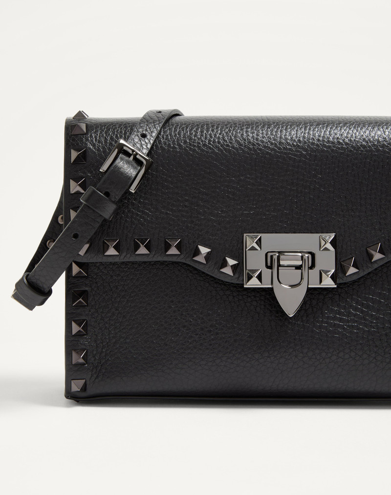 Valentino SMALL ROCKSTUD GRAINY CALFSKIN CROSSBODY BAG outlook
