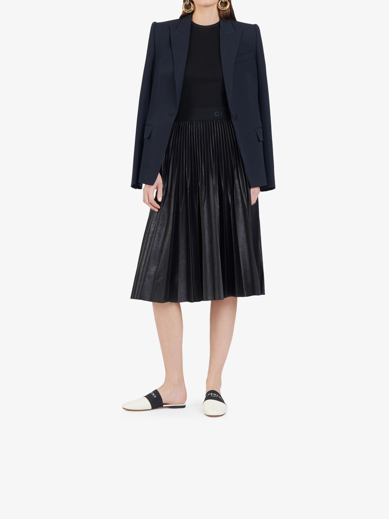 Givenchy GIVENCHY PARIS flat mules in leather outlook