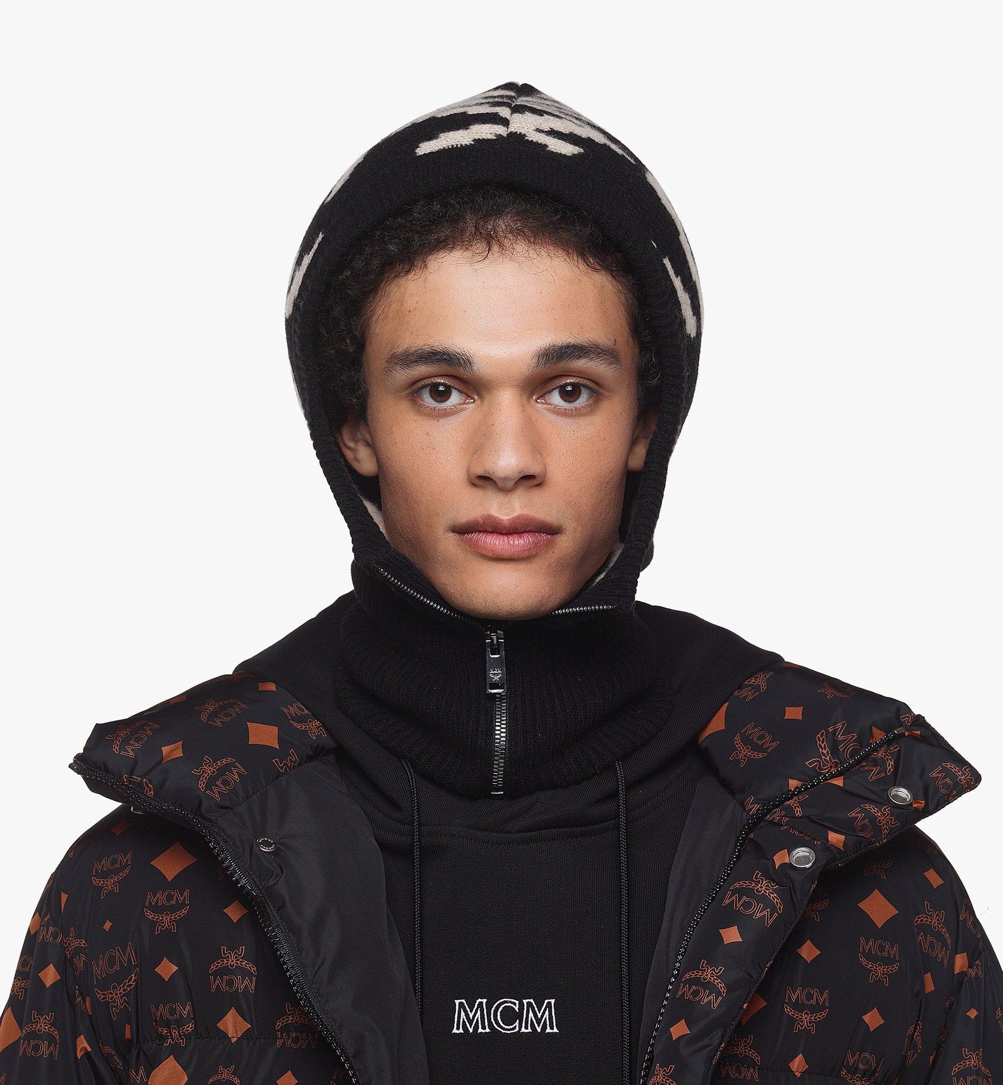 Logo Jacquard Balaclava in Recycled Cashmere - 2