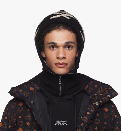 MCM Logo Jacquard Balaclava in Recycled Cashmere outlook