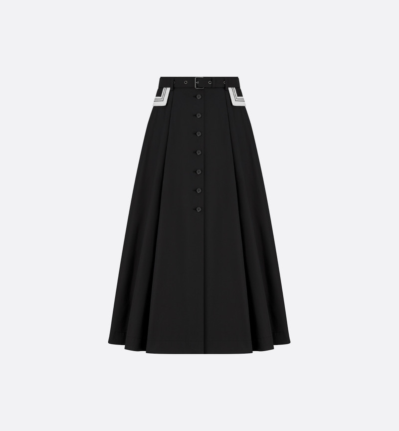 Mid-Length Flared Skirt 1