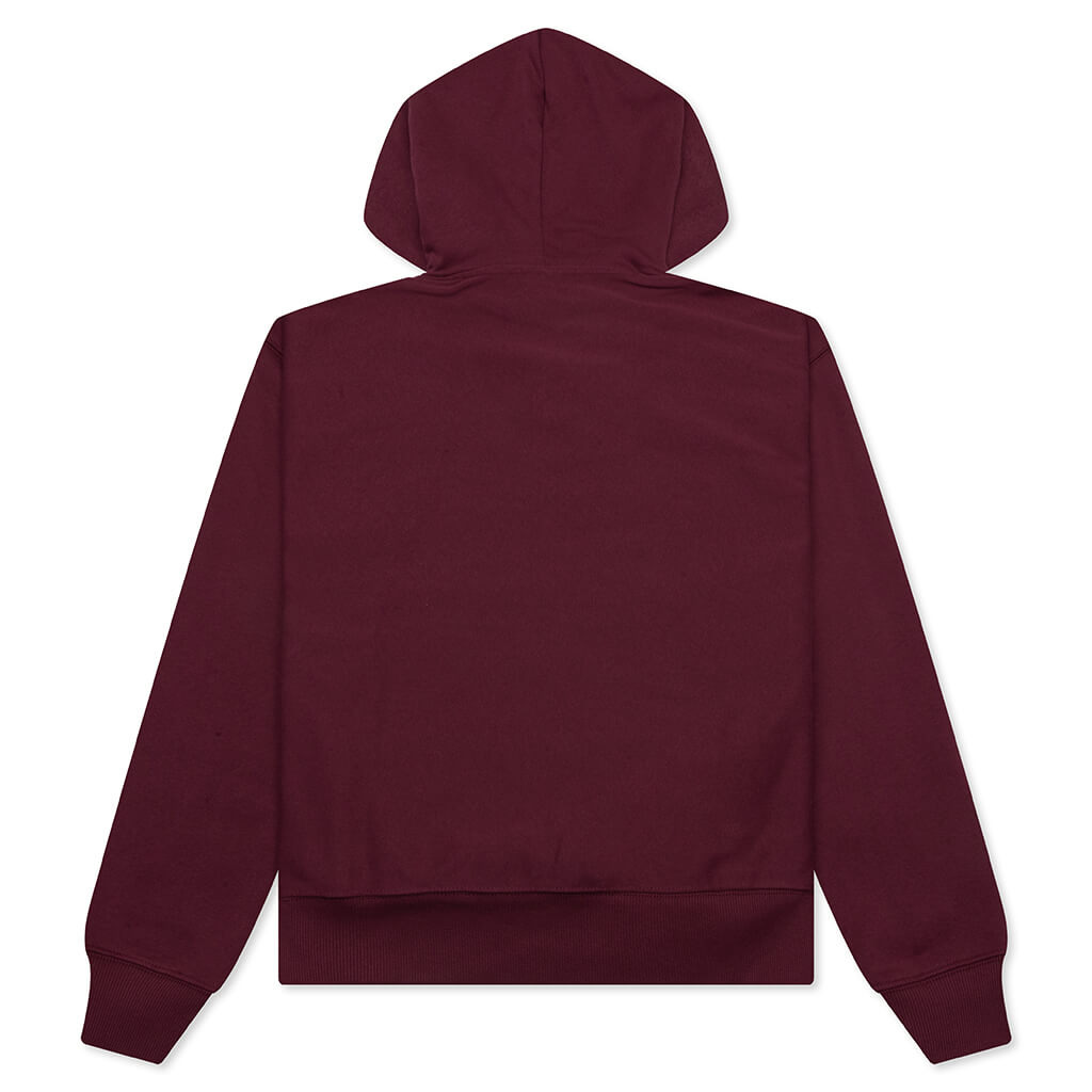 WORLDWIDE DOT HOODIE - WINE - 2