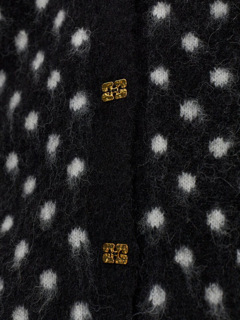 polka dot button-up cardigan 5