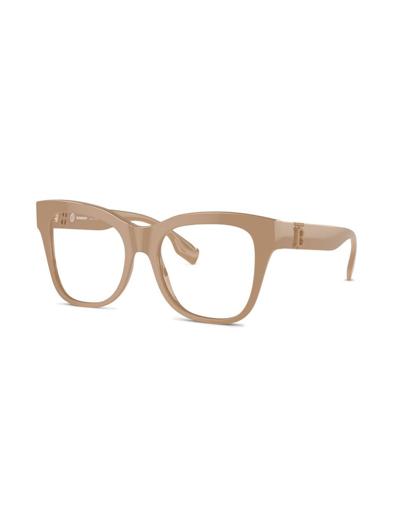 Burberry TB-motif square-frame glasses outlook