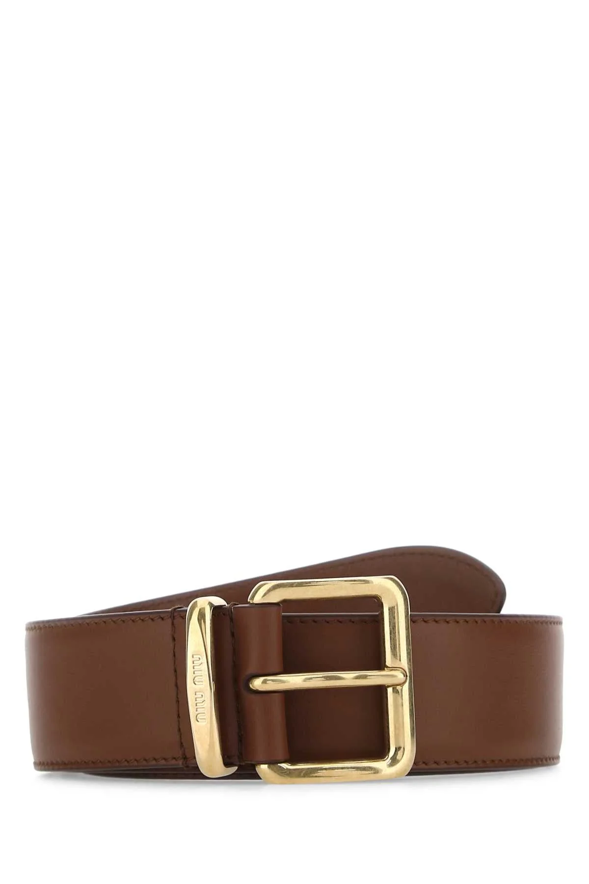 Miu Miu Women Brown Leather Belt - 1