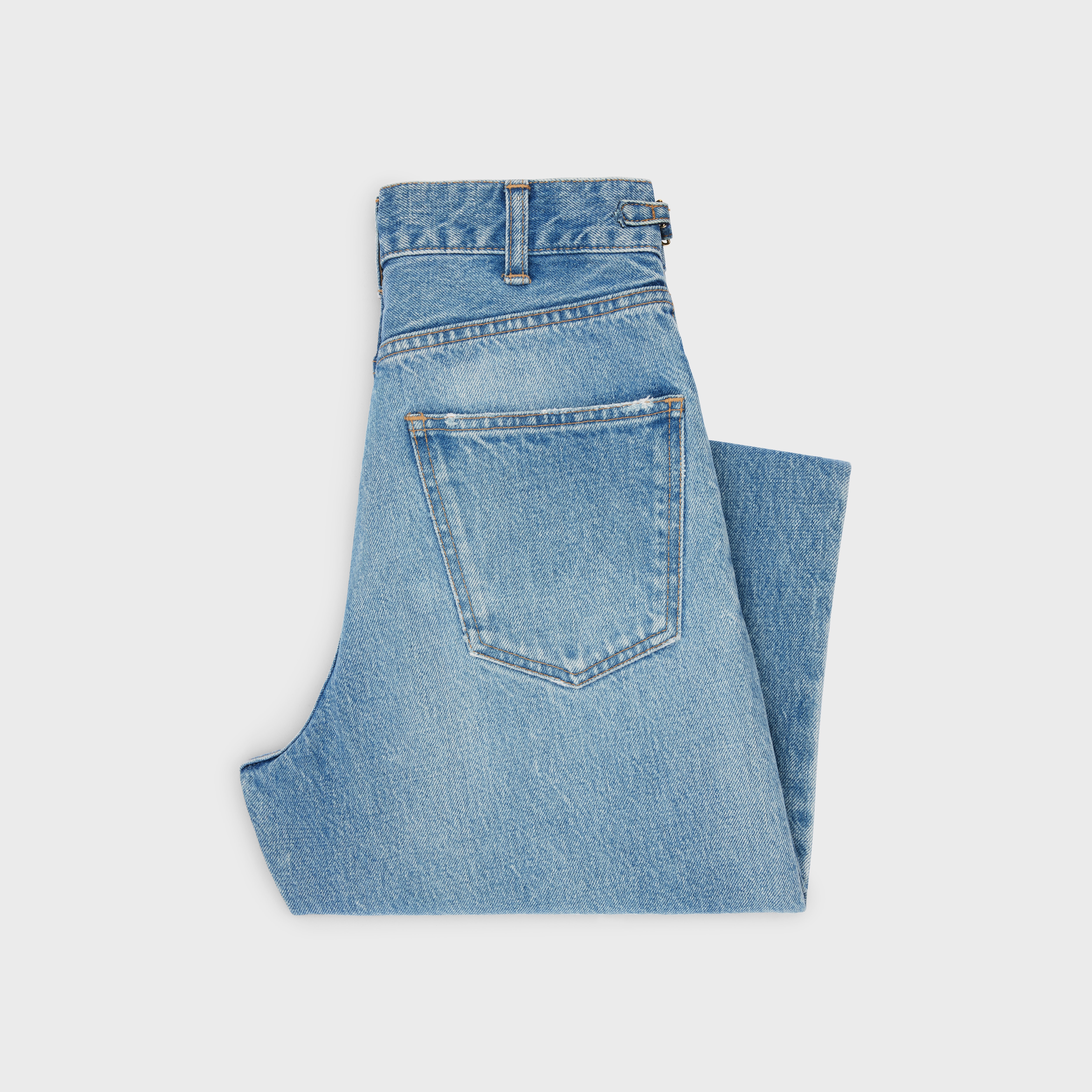 MARGARET JEANS IN STEEL BLUE WASH DENIM - 2
