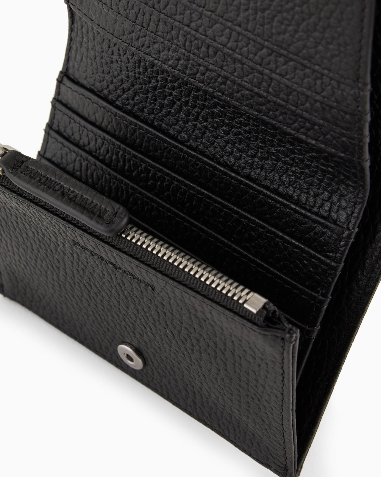 TUMBLED LEATHER COMPACT WALLET - 4