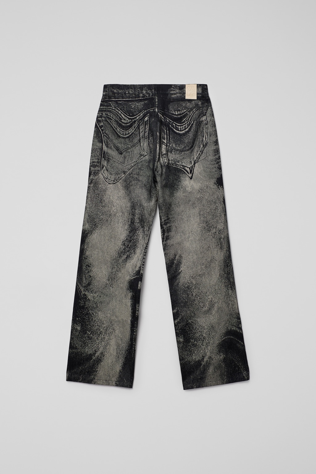 Black-Gray Denim Jeans - 3
