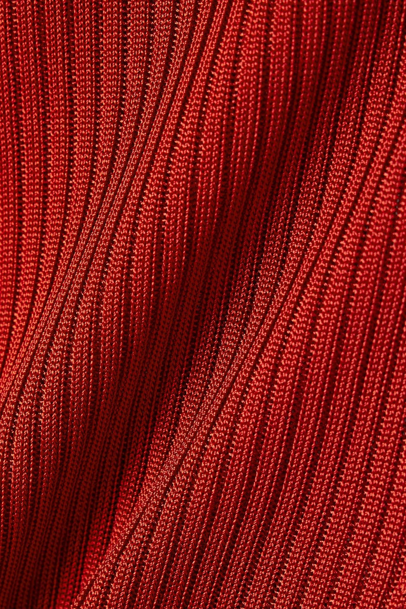 Ribbed-knit turleneck top 4