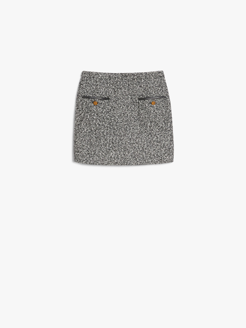 COSA Wool tweed miniskirt - 1