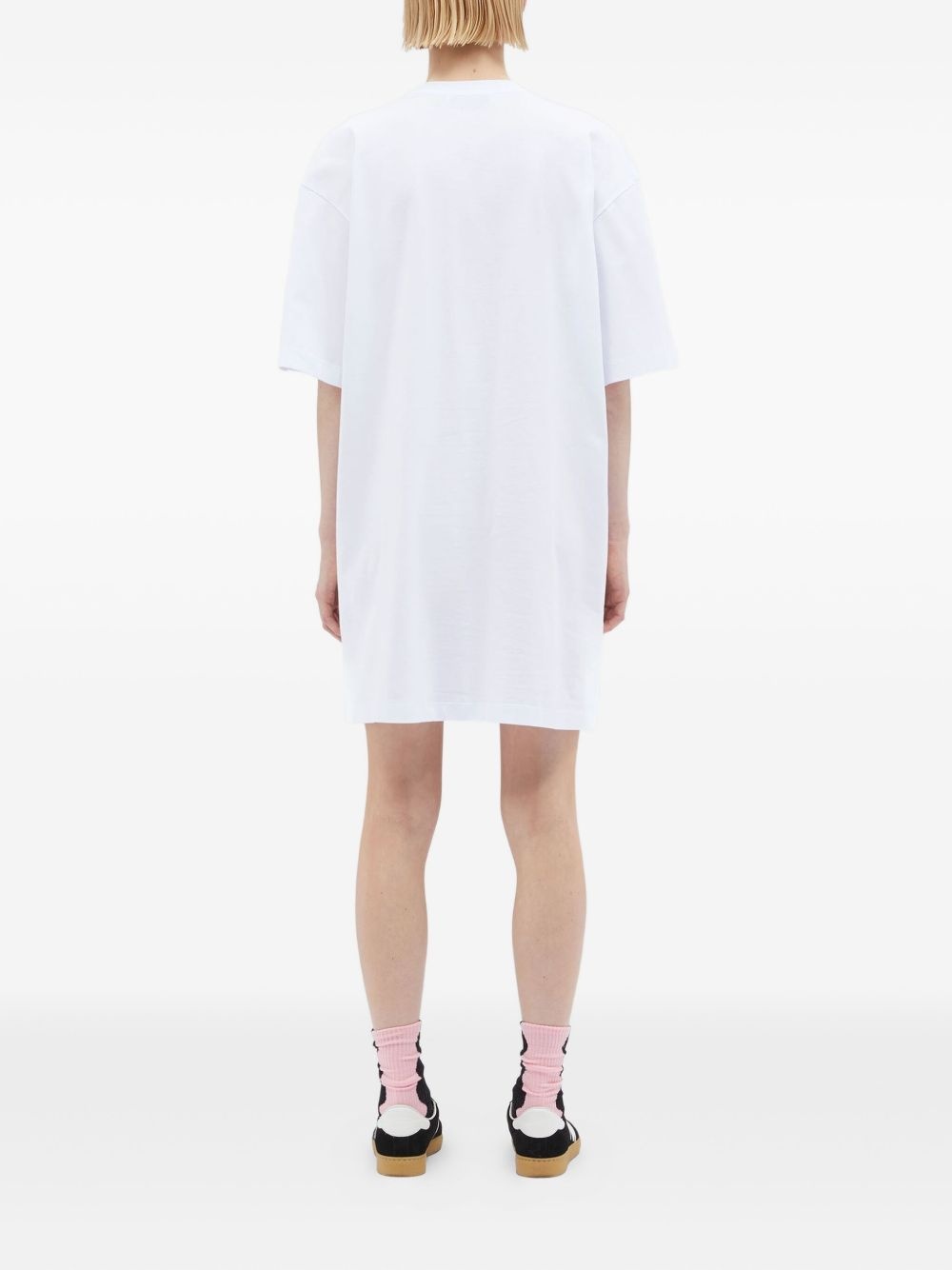 cotton t-shirt dress - 4