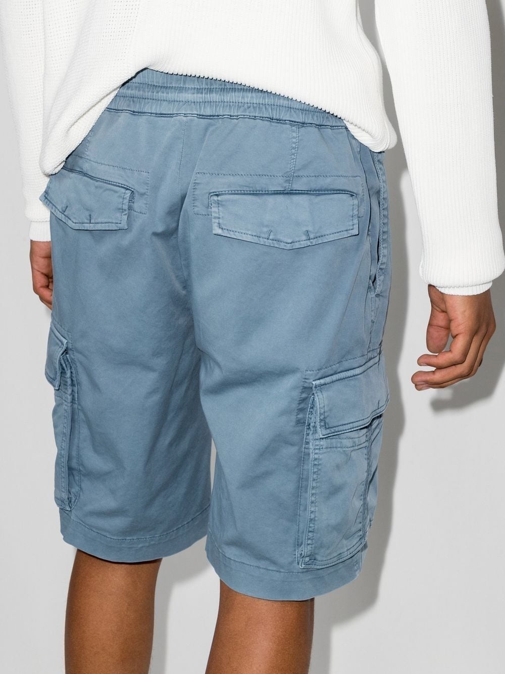 straight-leg cotton cargo shorts - 3