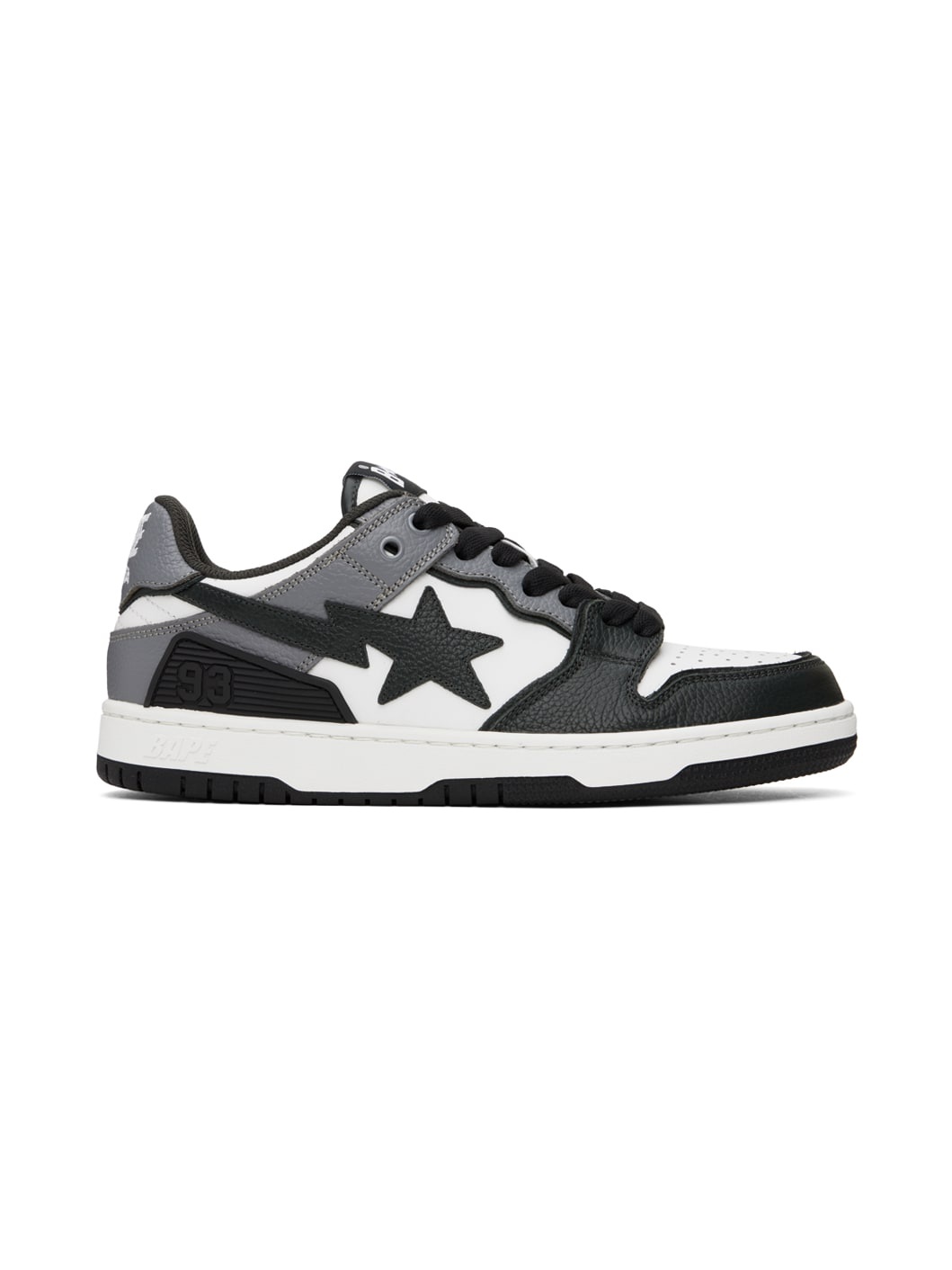 White & Black SK8 STA #5 M1 Sneakers - 1