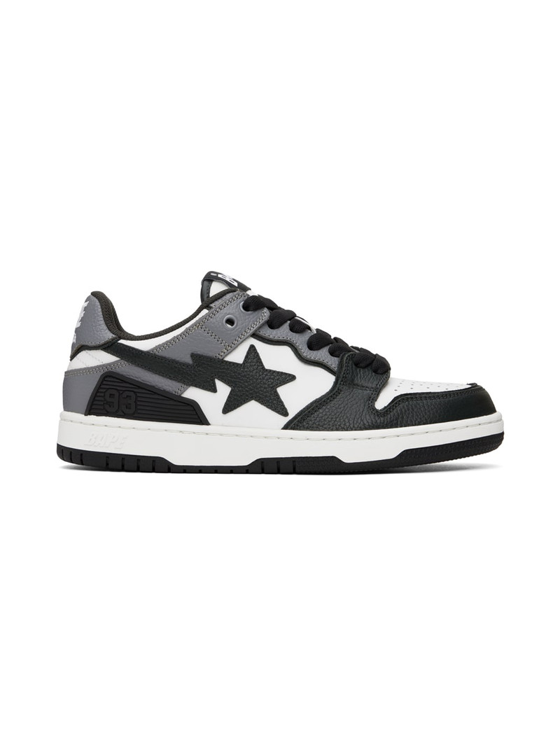 White & Black SK8 STA #5 M1 Sneakers - 1