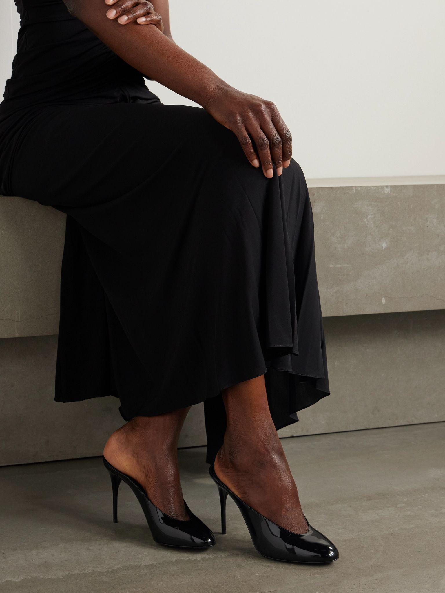 60 patent-leather pumps Black - 2