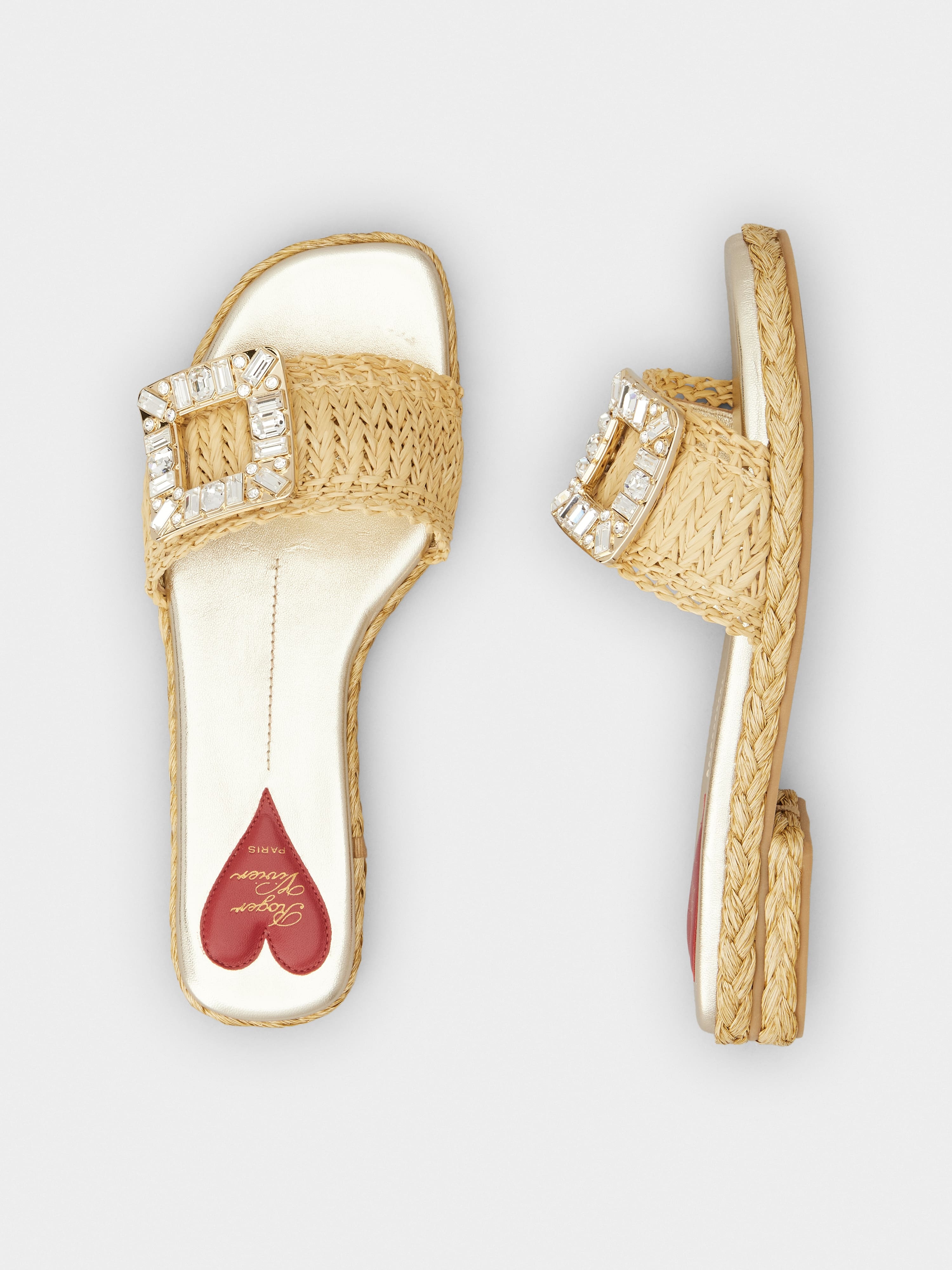 Espadrilles Mules in raffia - 4