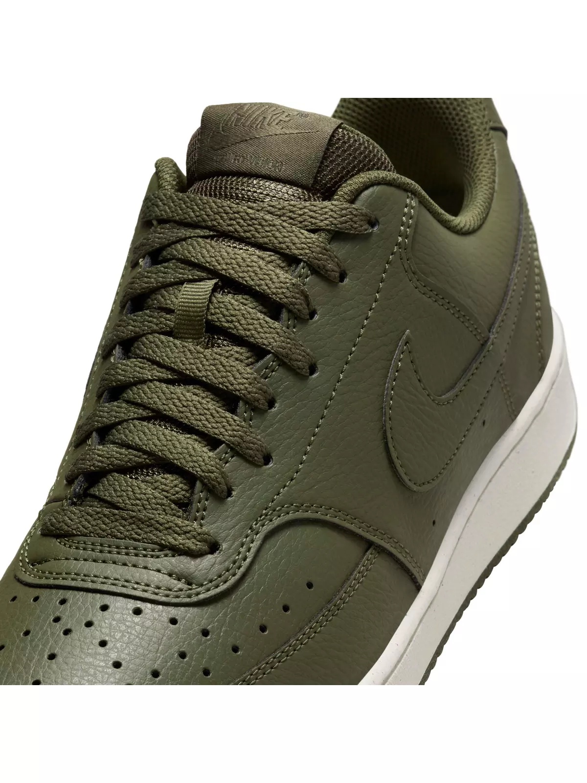 Court Vision Low Next Nature "Cargo Khaki/Sail/Cargo Khaki" Men's Shoe - 7