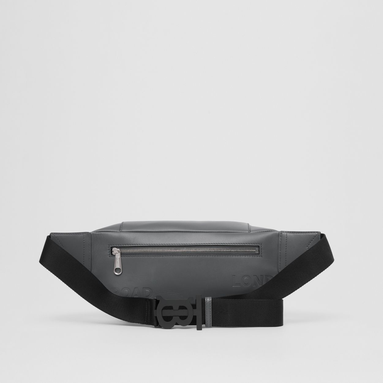 Horseferry Embossed Leather Sonny Bum Bag - 8