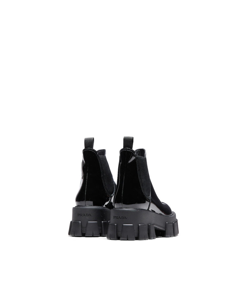 Monolith patent leather booties 4
