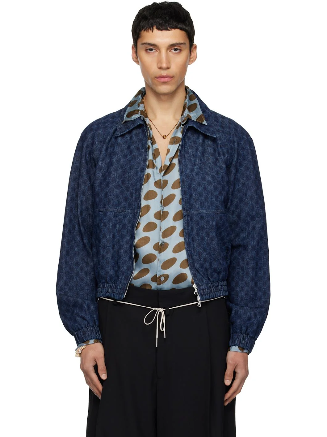 Navy Vinnys Denim Jacket - 1