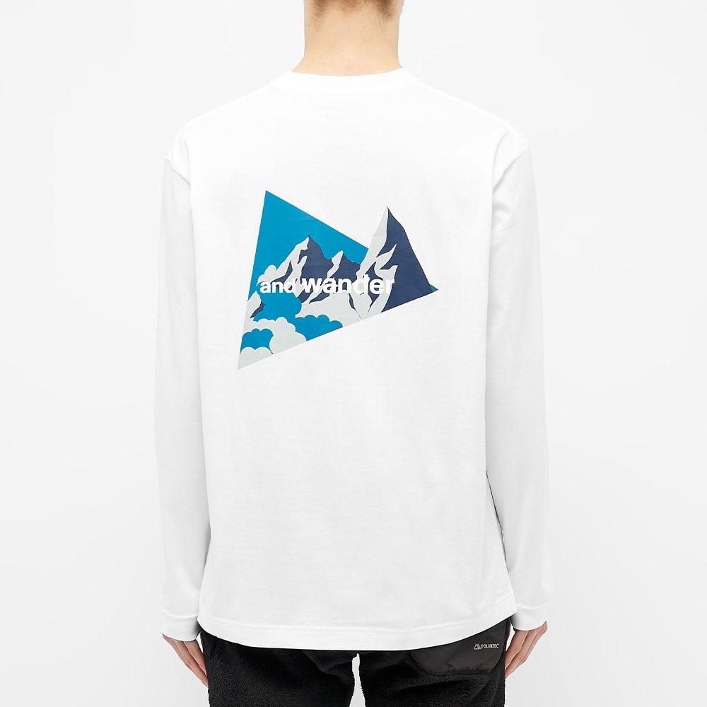 And Wander Long Sleeve Knife Ridge Tee - 7