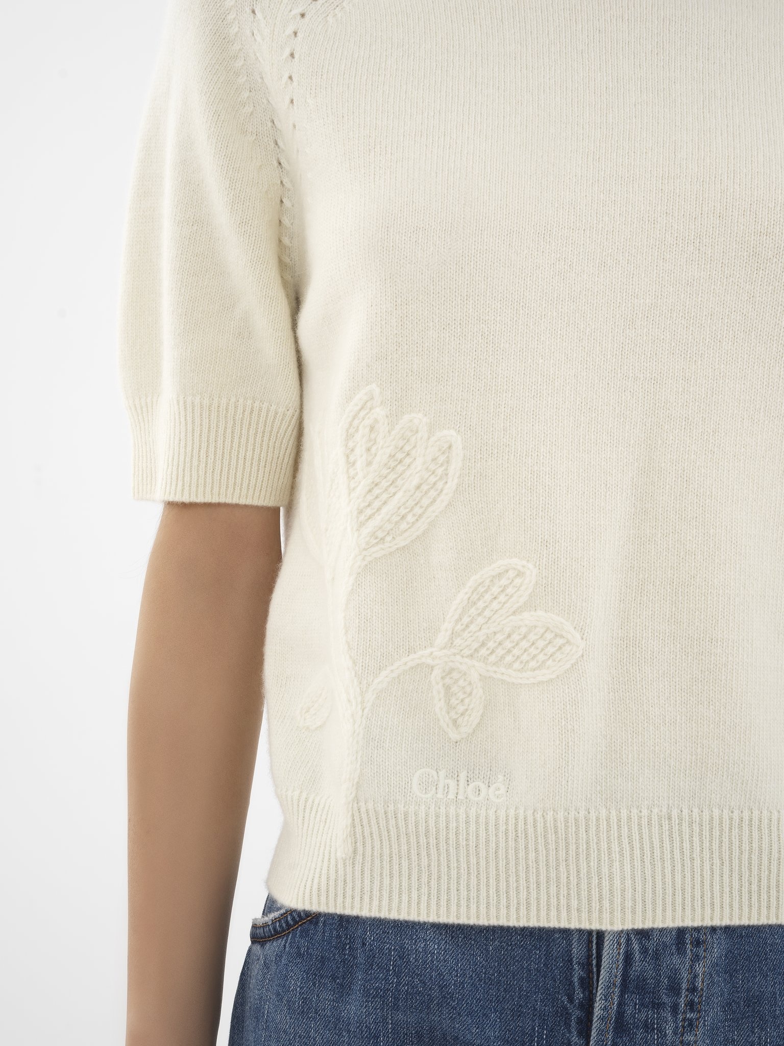 SHORT-SLEEVE SWEATER - 7