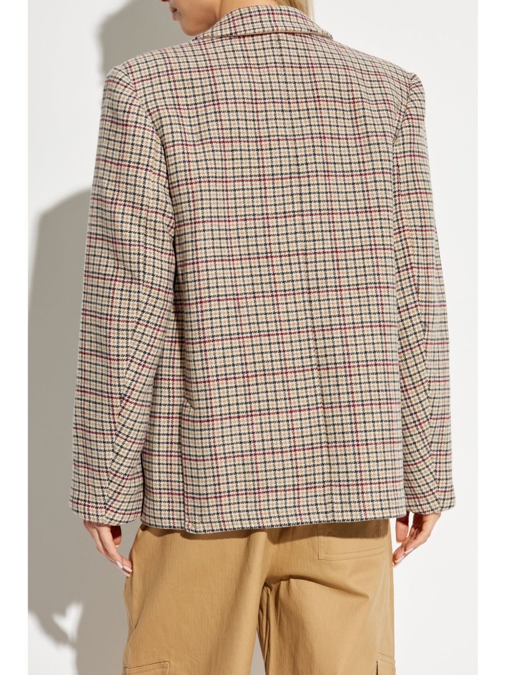checked blazer - 4