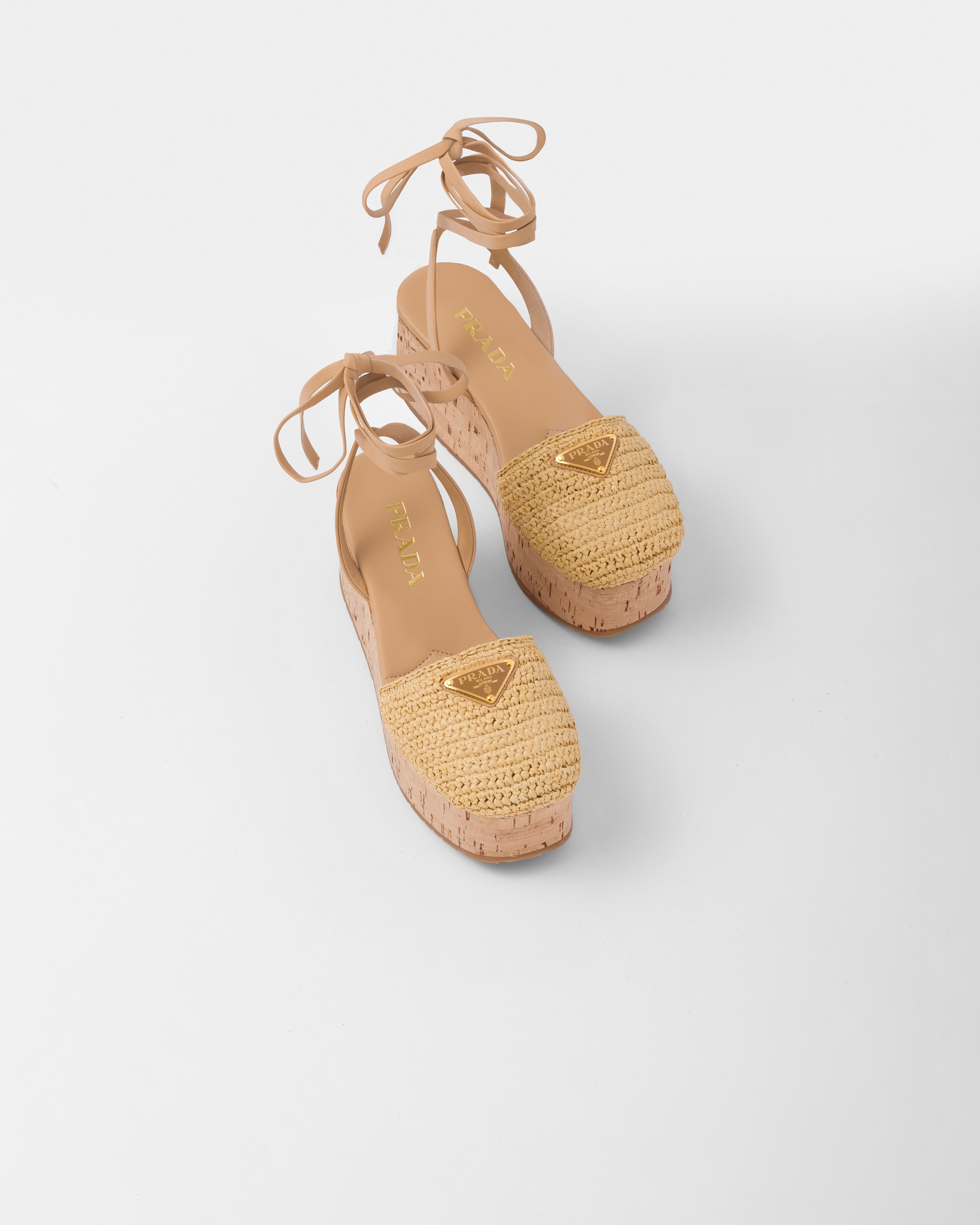 Crochet wedge sandals - 4
