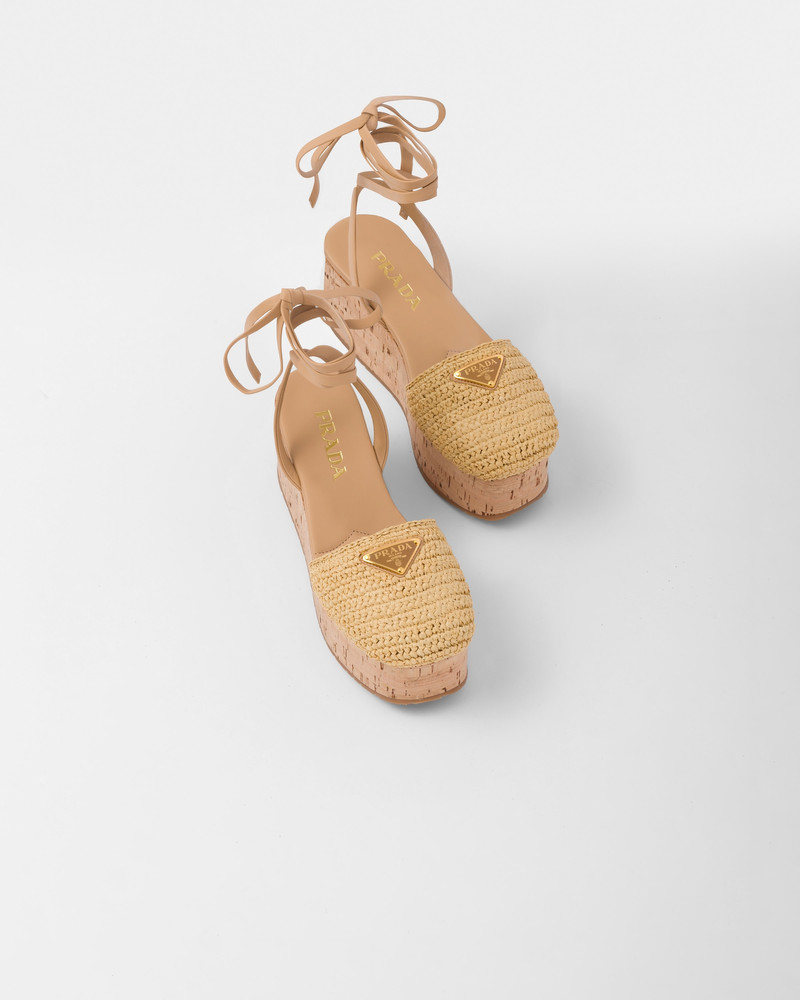 Crochet wedge sandals 4