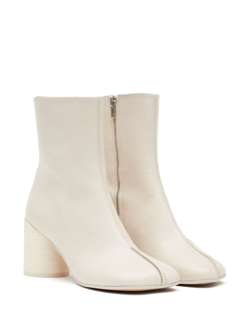 MM6 Maison Margiela Anatomic 70mm leather ankle boots outlook