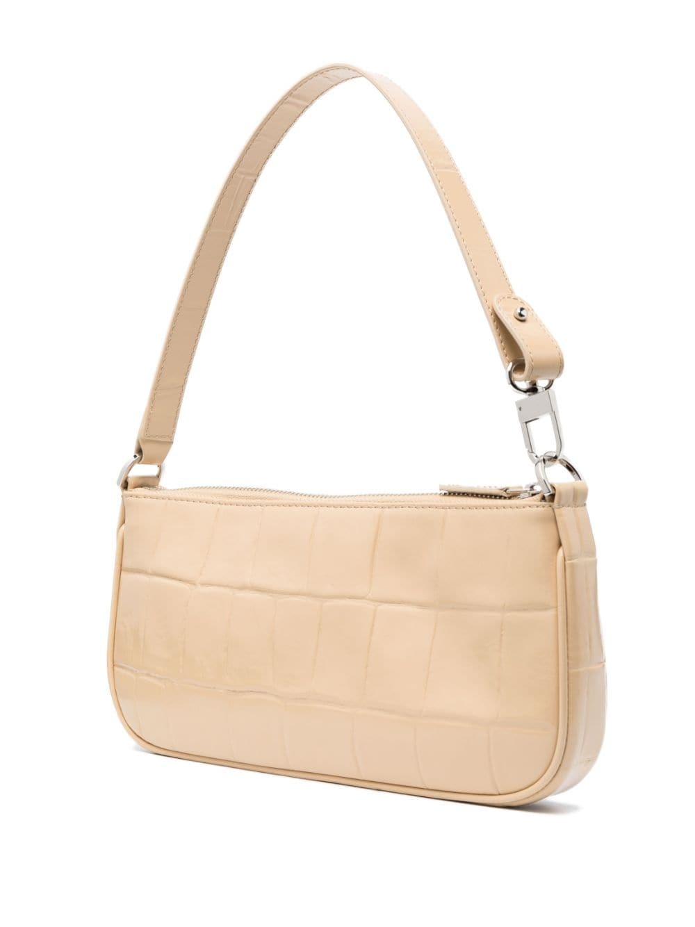 Rachel crocodile-embossed shoulder bag - 3