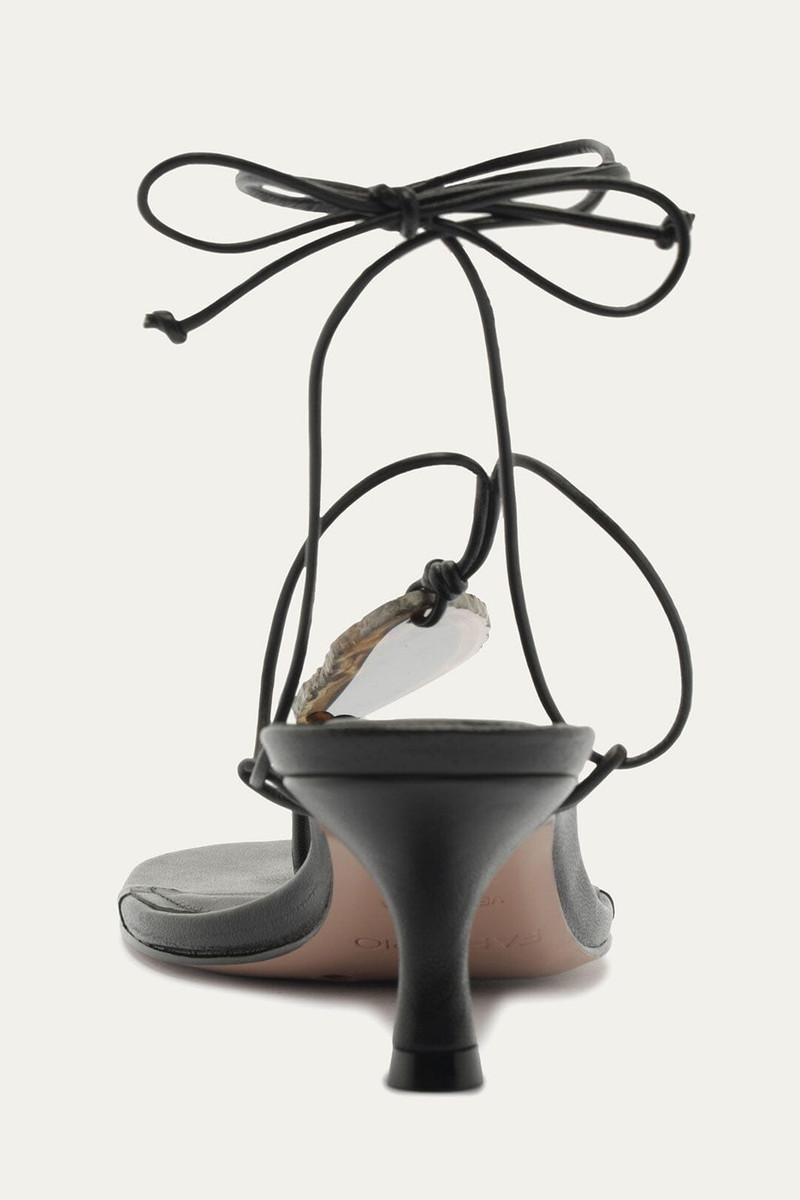 Stone Kitten Heel Sandal 6