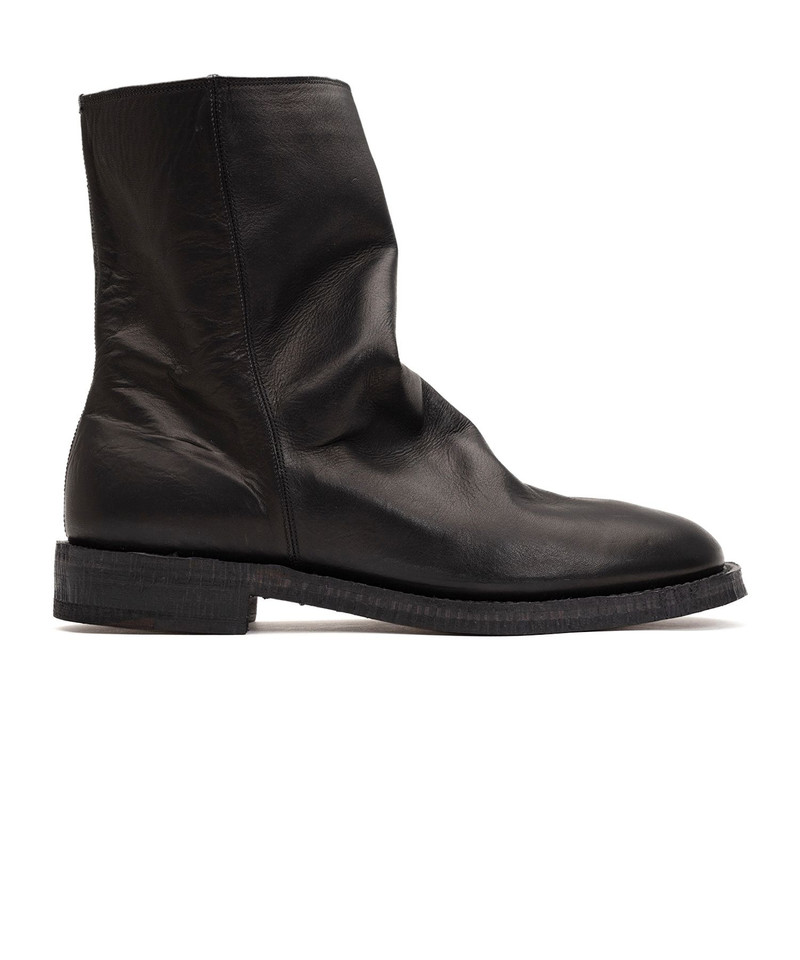 Maison MIHARAYASUHIRO Wrinkled Leather Boots outlook