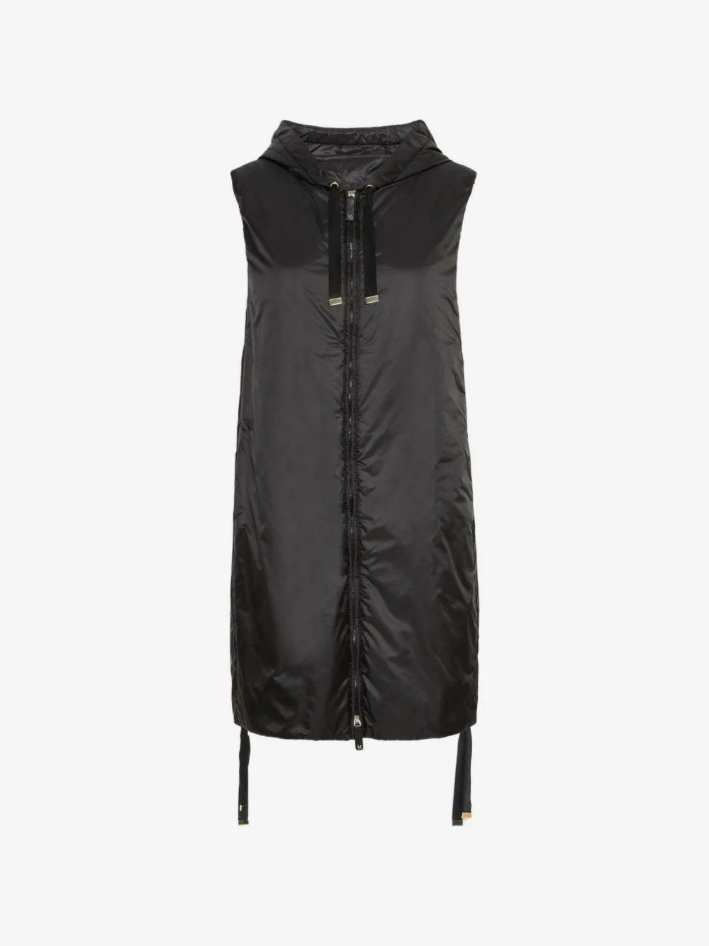The Cube hooded sleeveless coat - 1