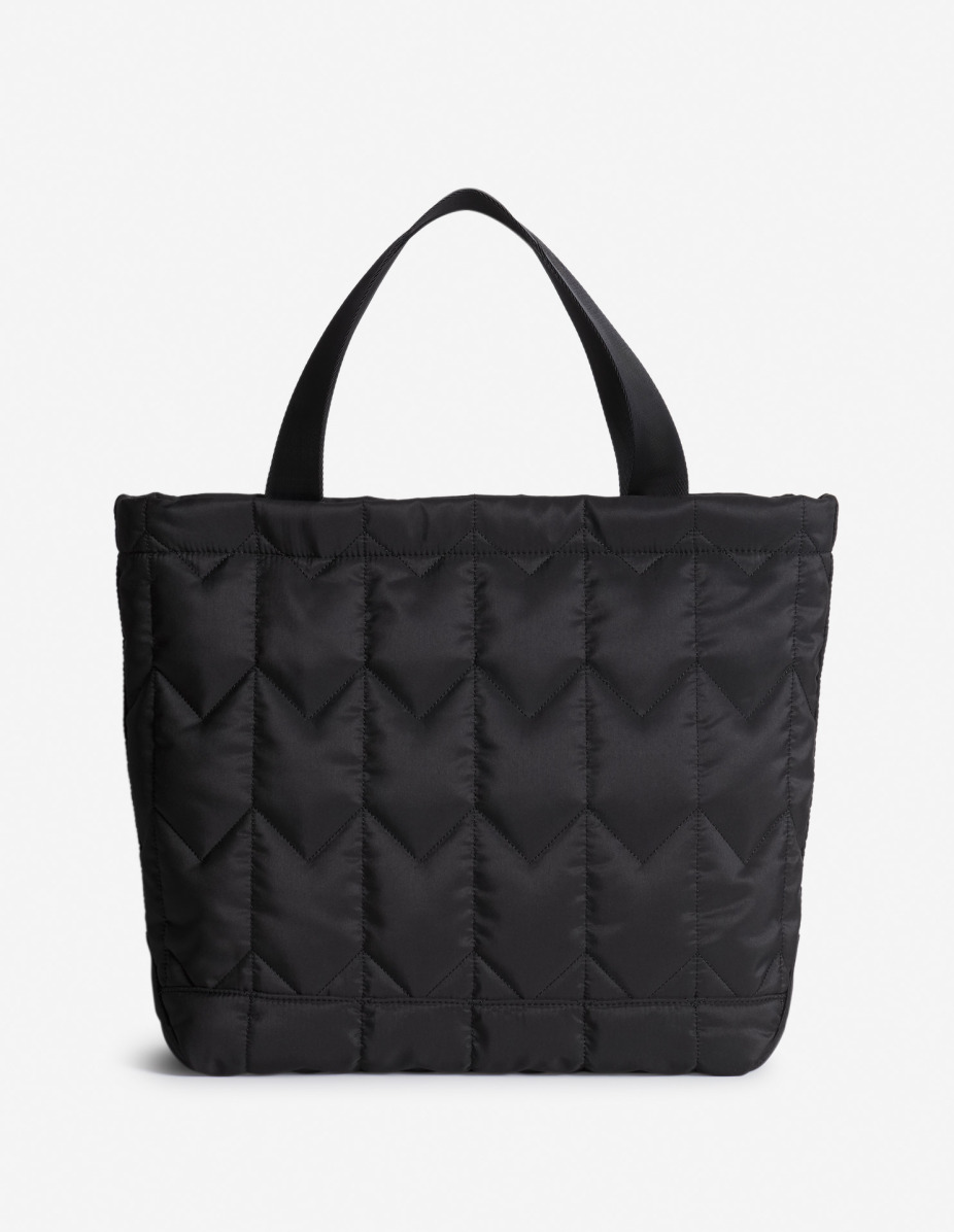 CHEVRON QUILTED LARGE TOTE - 4
