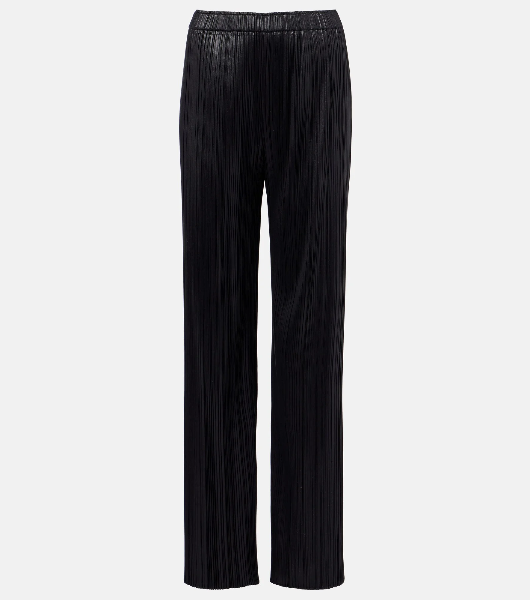 Pleated straight pants - 1