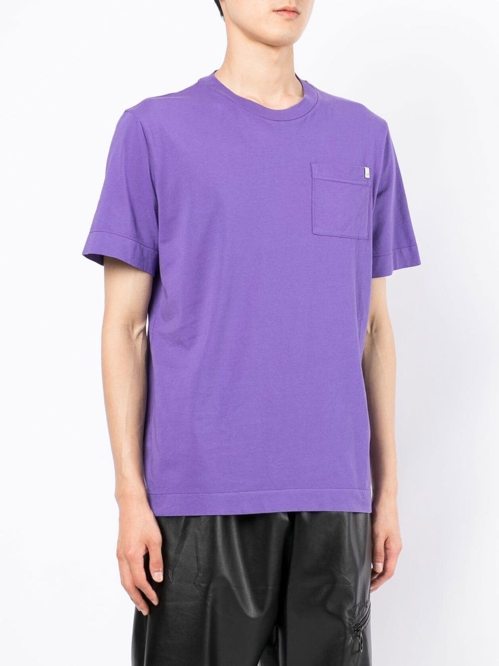 patch-pocket cotton T-shirt - 3