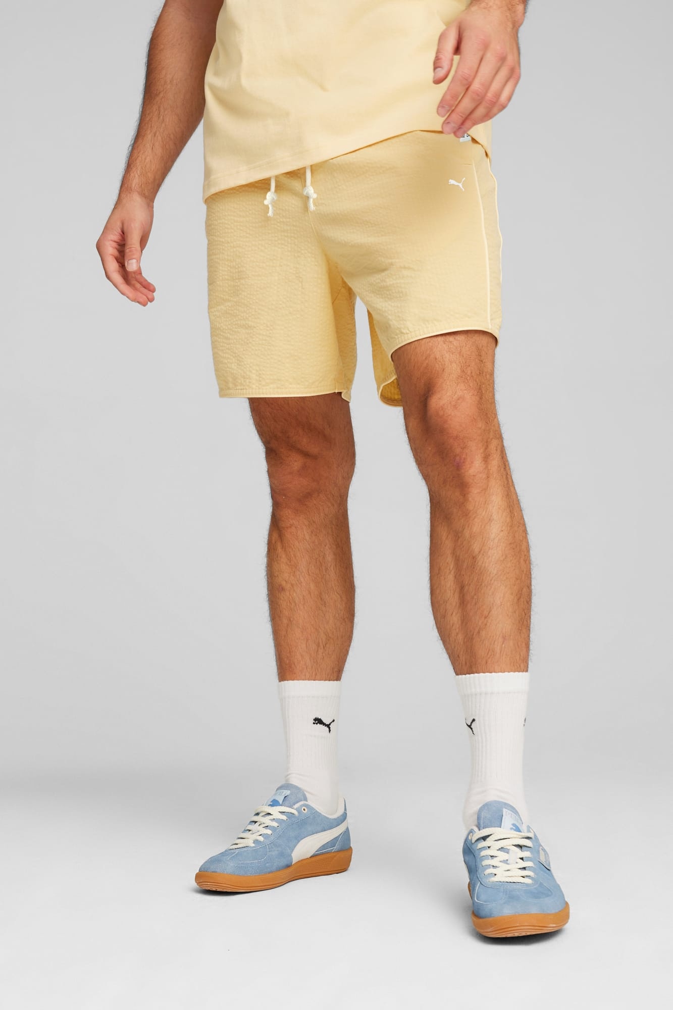 MMQ Men's Seersucker Shorts - 3