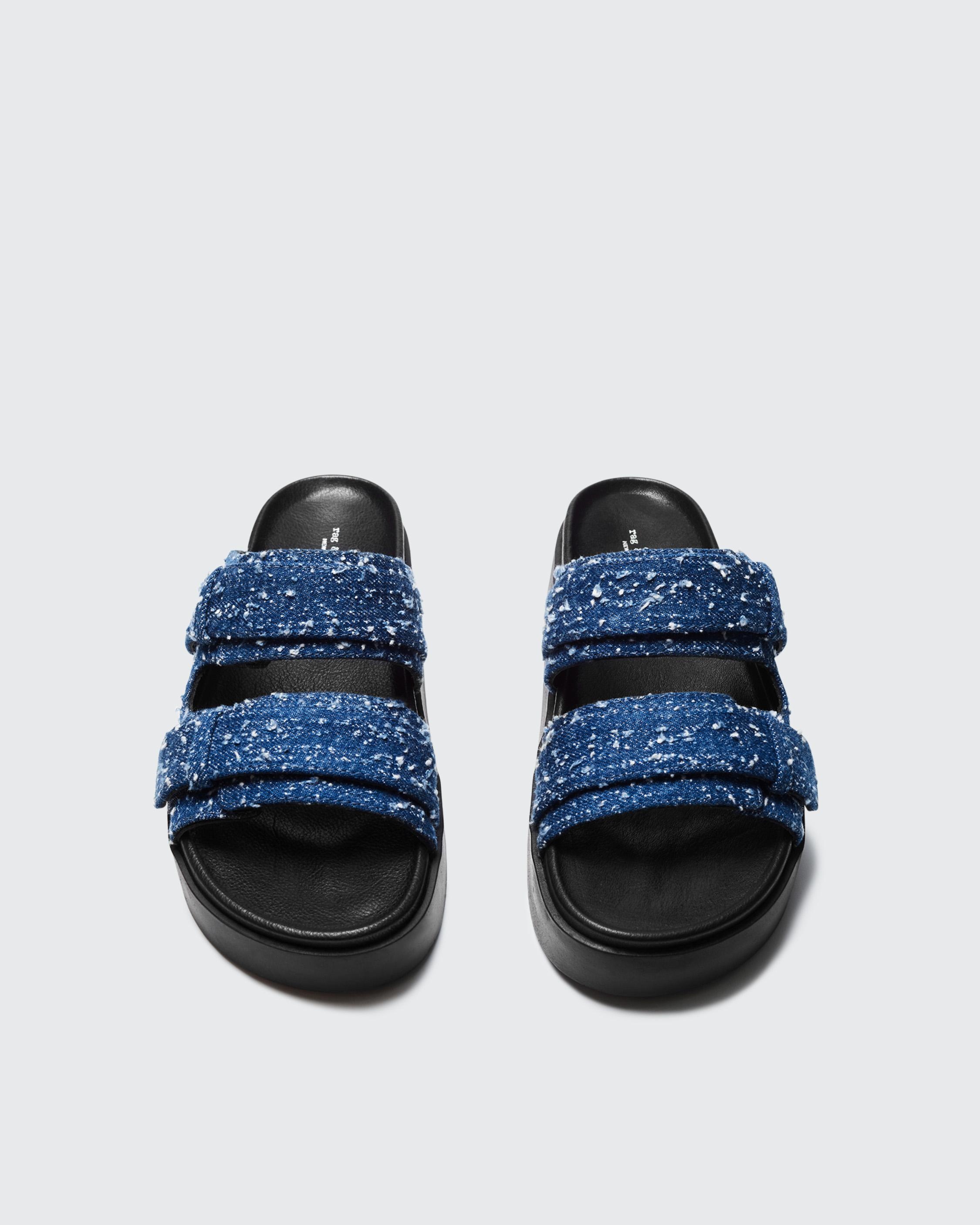 Geo Platform Slide - Denim
Flat Sandal - 4