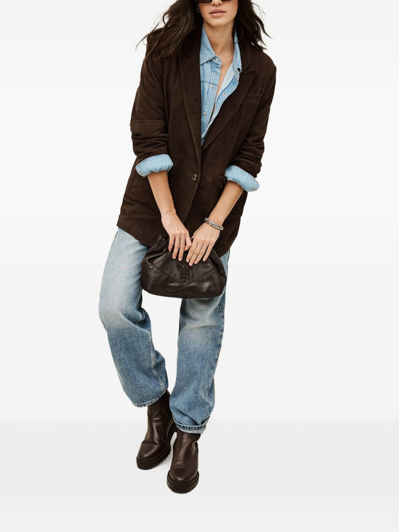 ba&sh Mosty single-breasted pocket blazer outlook