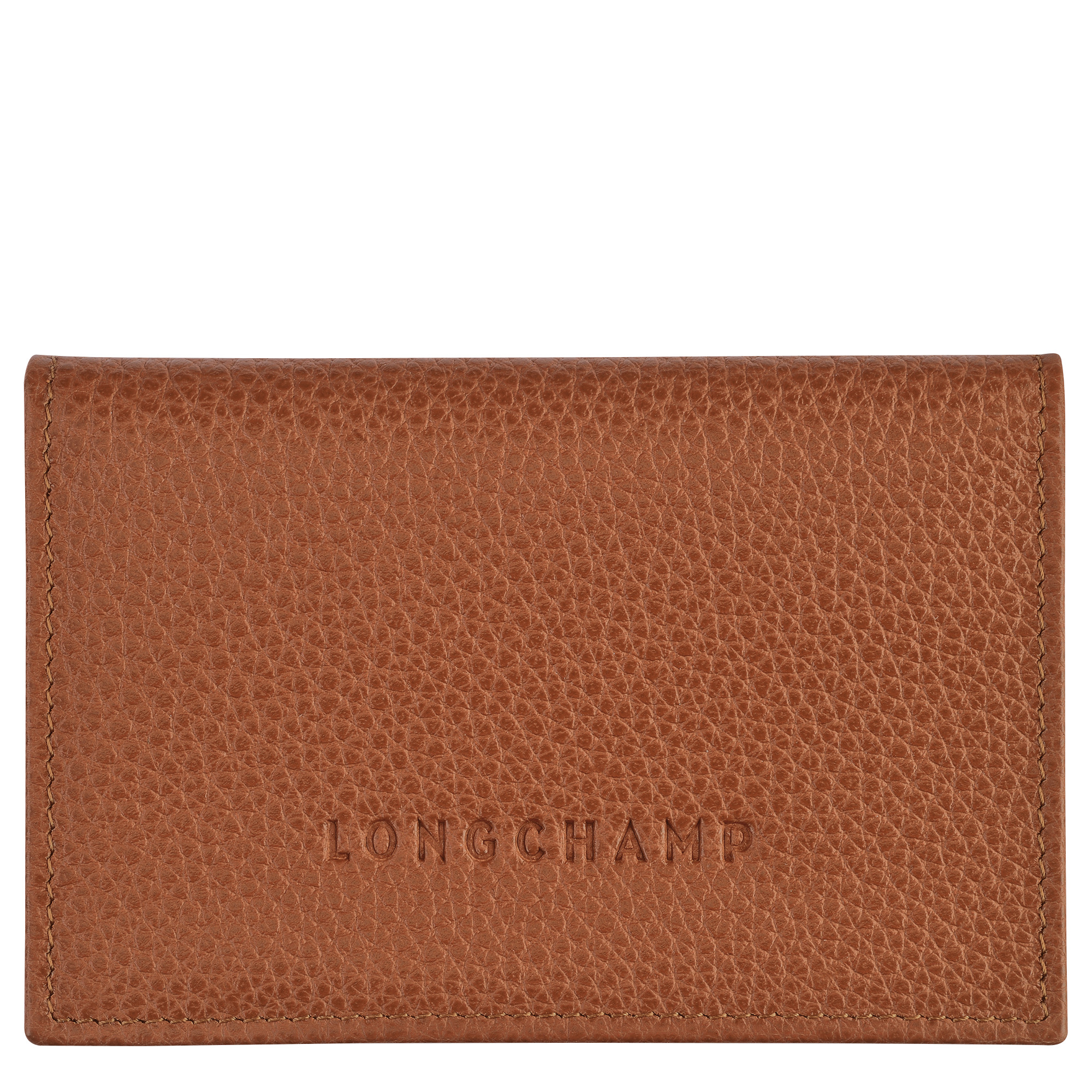 Le Foulonné Card holder Caramel - Leather - 1