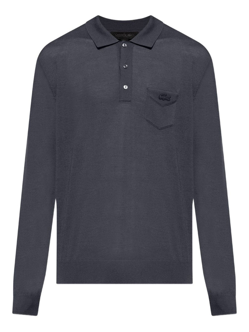 embroidered-logo polo shirt 1