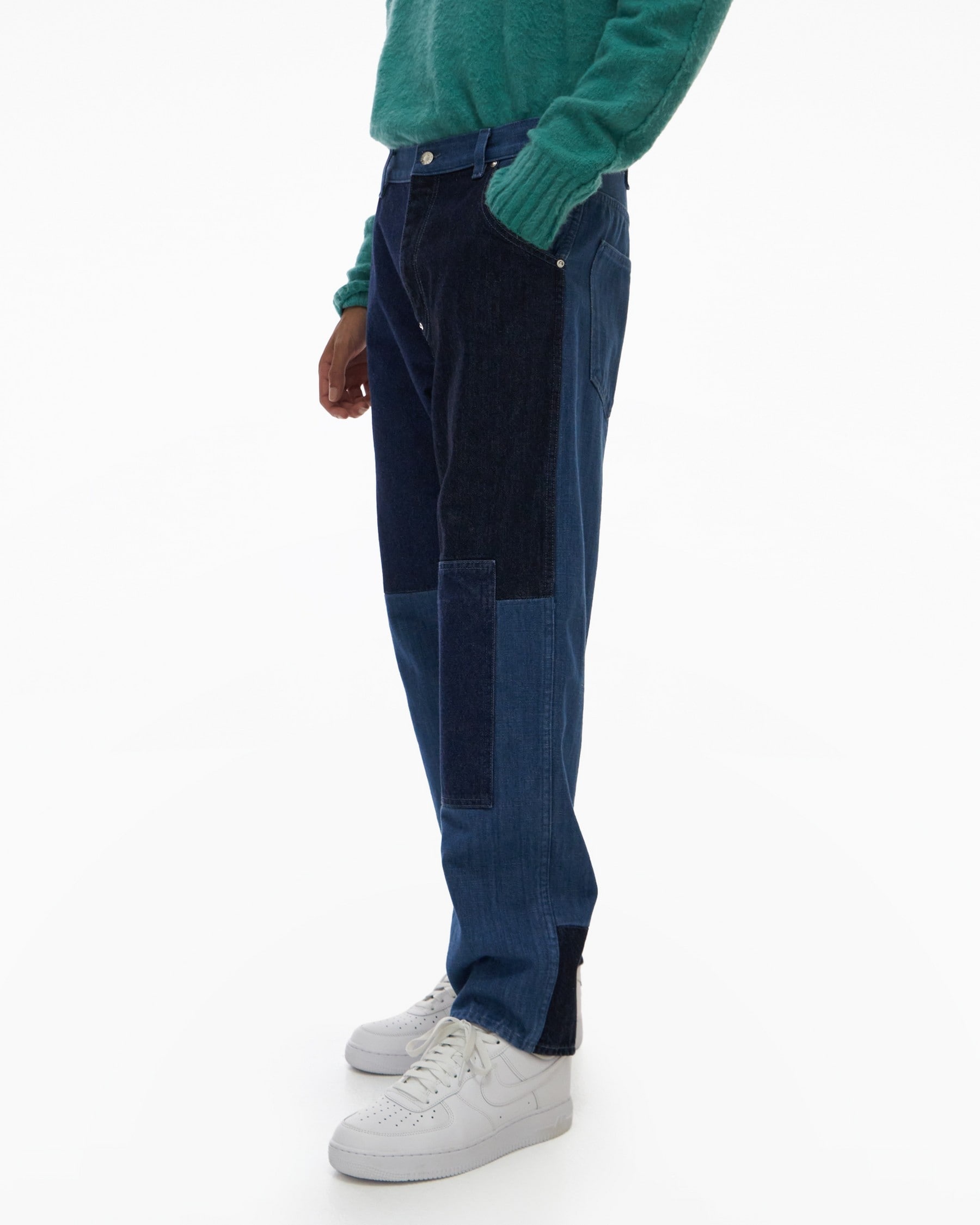 PIECED TAPERED JEAN - 5