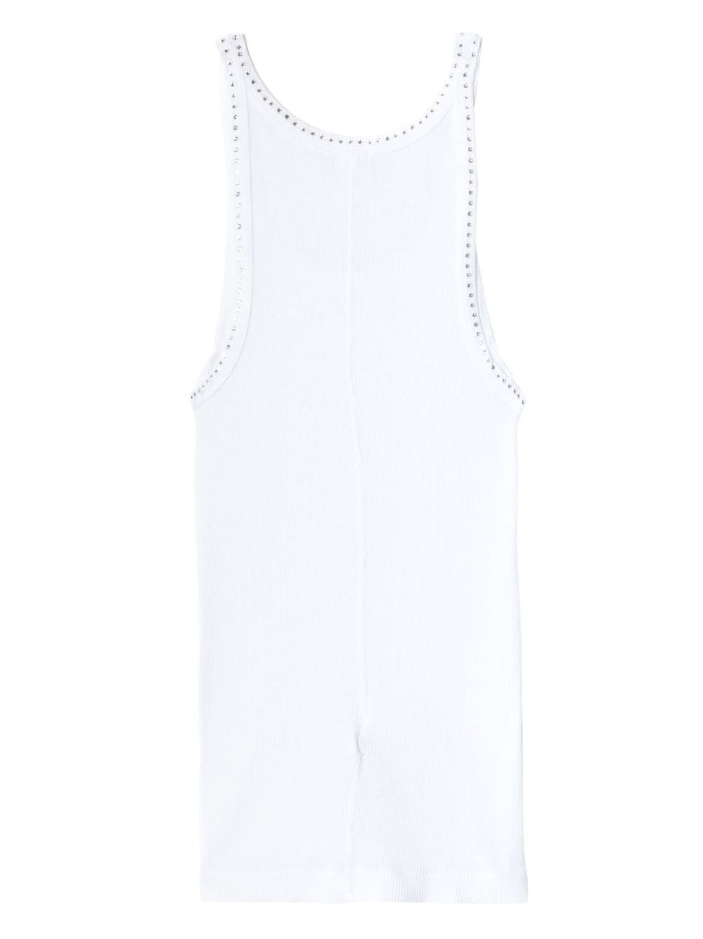 crystal-embellished tank top - 5